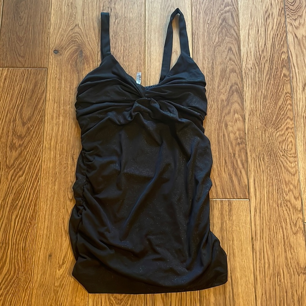 Black tank top